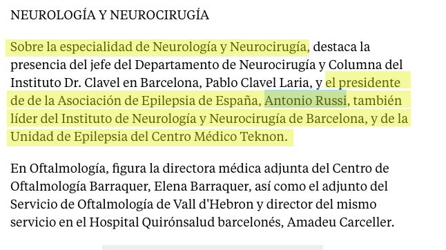 Noticia publicada en La Vanguardia